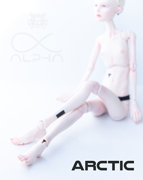Tamikan Space Gal Alpha, Arctic skin tone, Stanced torso