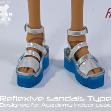 Tamikan Space Gal refltexive sandals