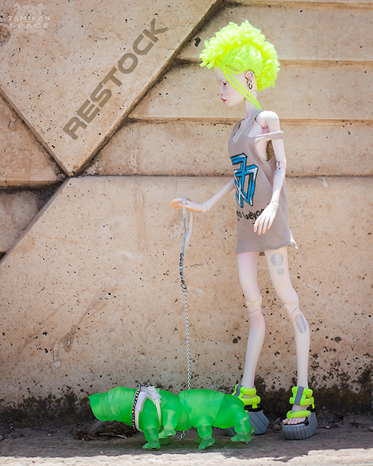 OOAK Tamikan Space Sprout Gal Kioni and a SuccuLettie Pet Tardigrade