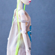 Tamikan Space Gal Kioni with Curious faceplate and Arctic skin tone