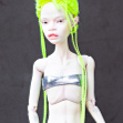 Tamikan Space Gal Kioni, Curious faceplate, Stanced torso, Arctic tint