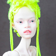Tamikan Space Gal Kioni, Curious faceplate, Stanced torso, Arctic tint