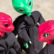 Tamikan Space One Little Reptiloid, red Nibiru and green Krypton tints