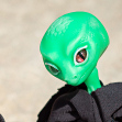 Tamikan Space One Little Reptiloid, red Nibiru and green Krypton tints