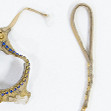 Золотая модная шлейка с поводком для  Тихоходки из миров Тамикана